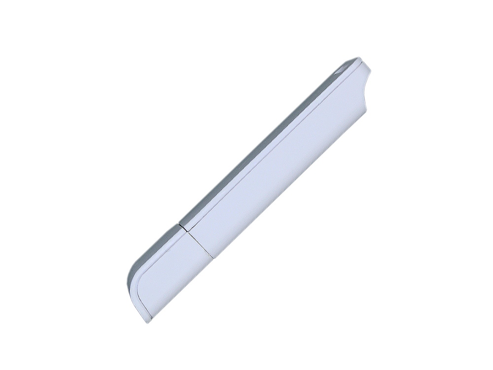 Флешка прямоугольной формы, оригинальный дизайн, двухцветный корпус, 64 Гб, белый-3