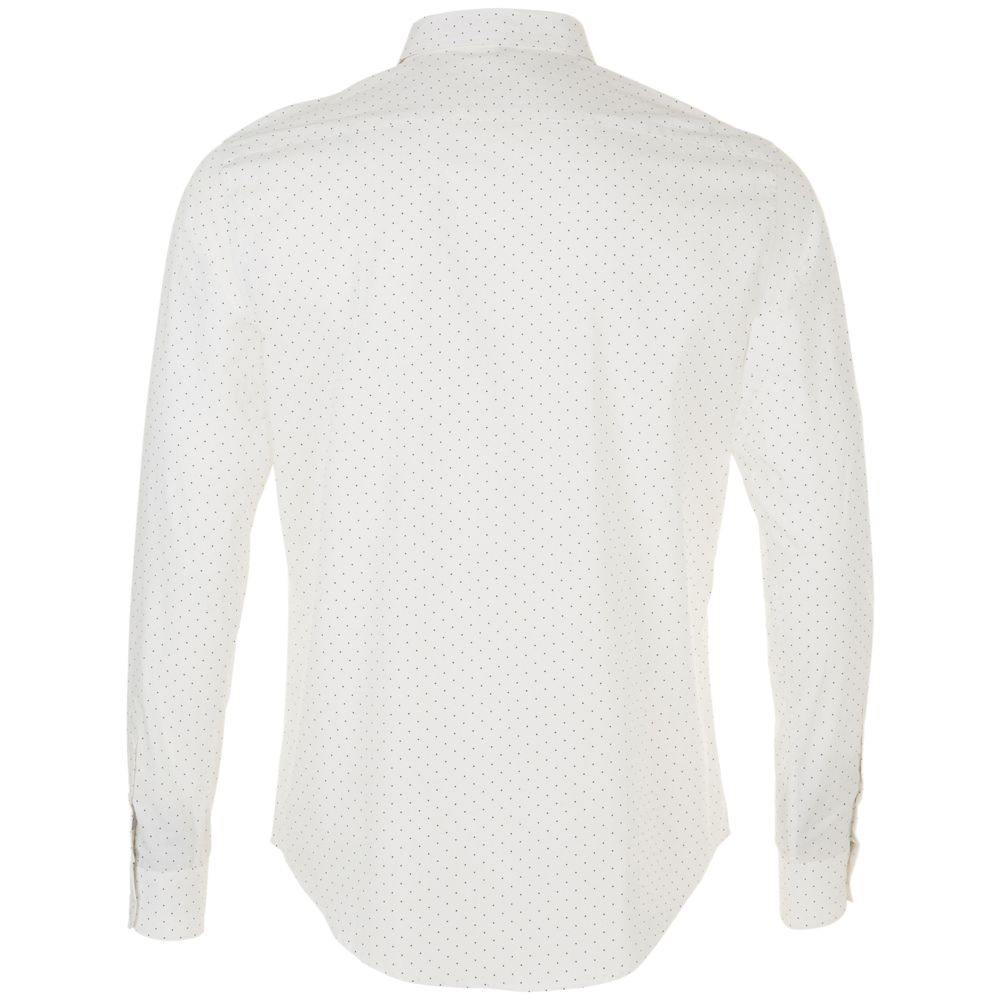 Рубашка мужская Becker Men, белая с темно-синим-2