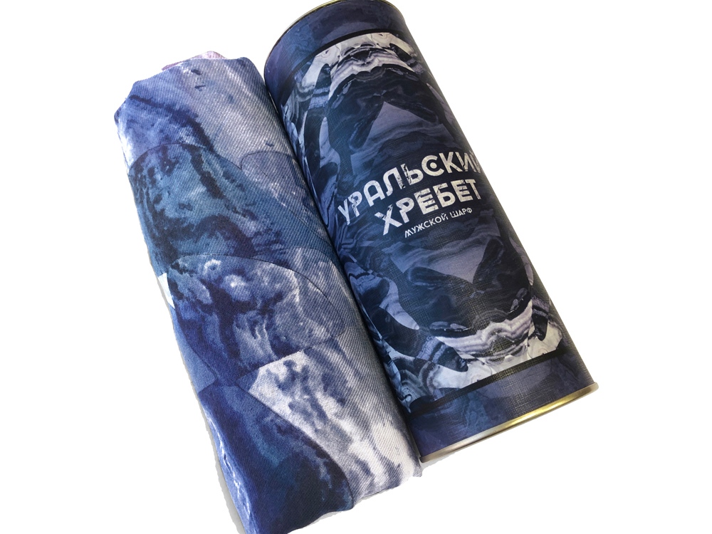 Шарф/ Палантин Уральский хребет-5