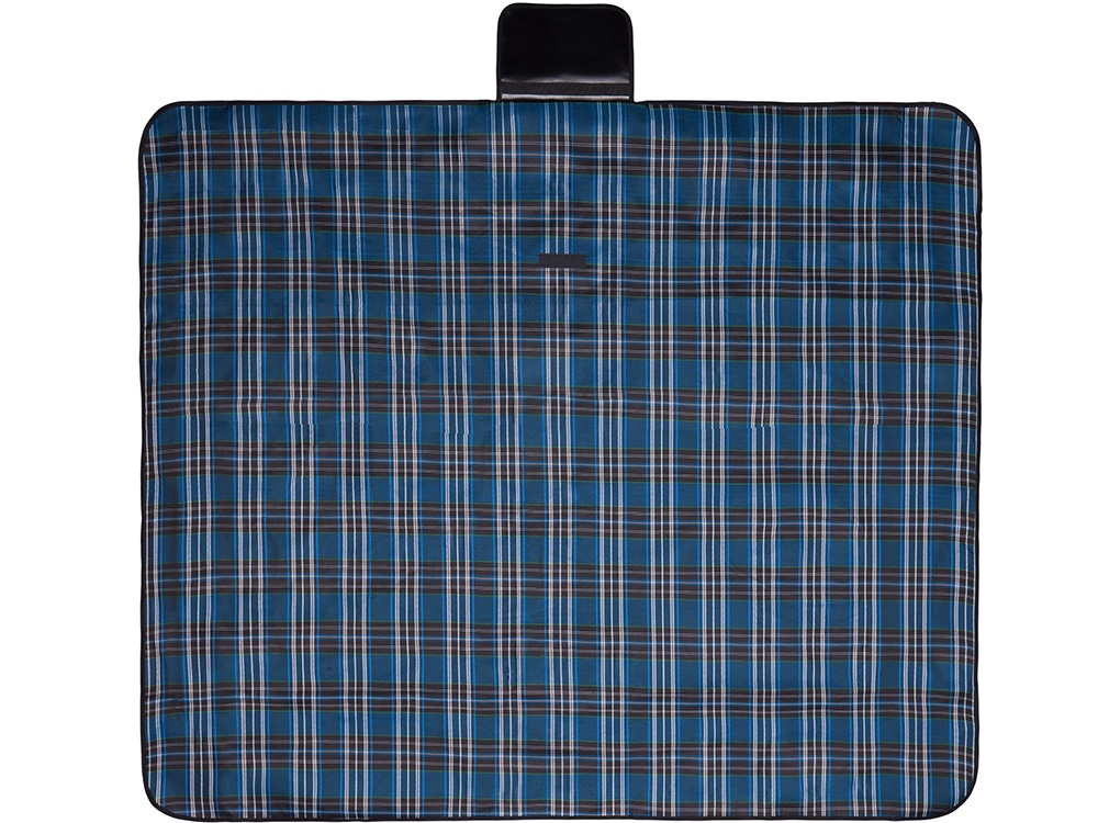 Непромокаемый плед для пикника Fabrizio, синий/черный-1