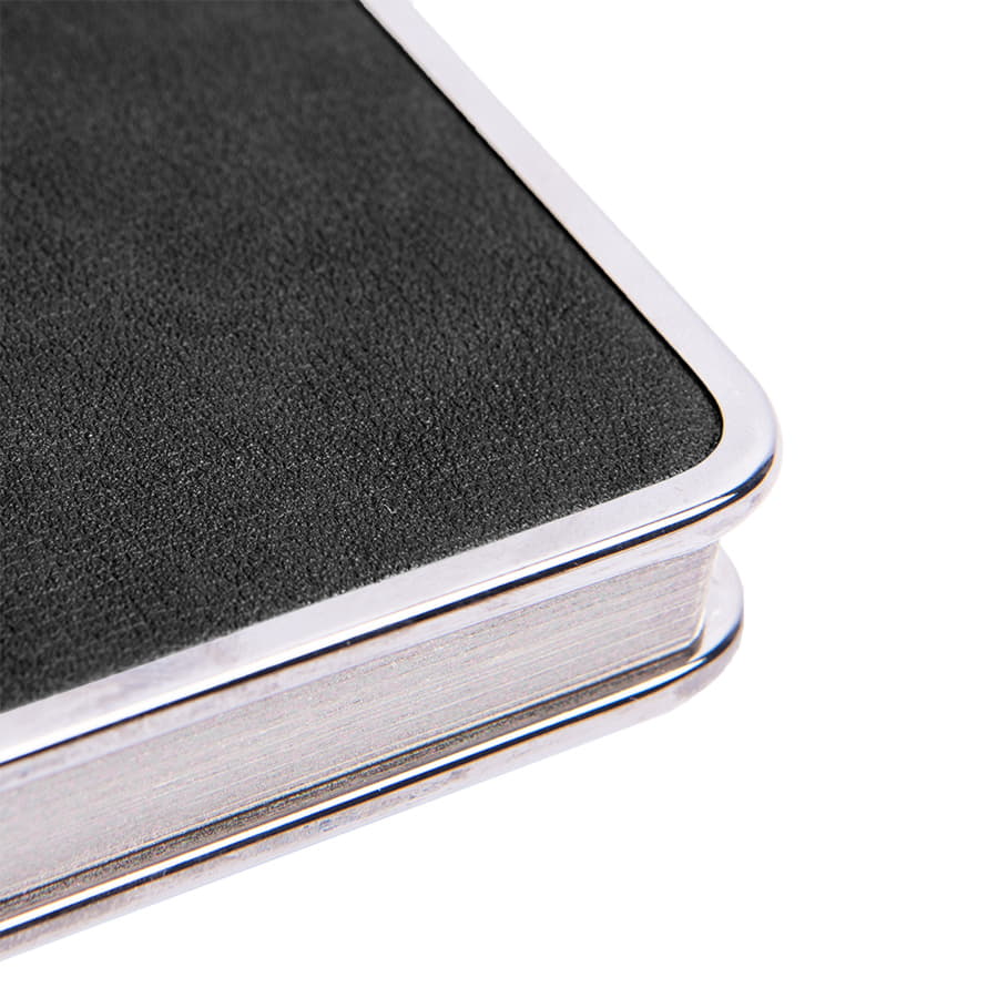 Ежедневник недатированный Montrose, формат А5, в линейку, черный-8