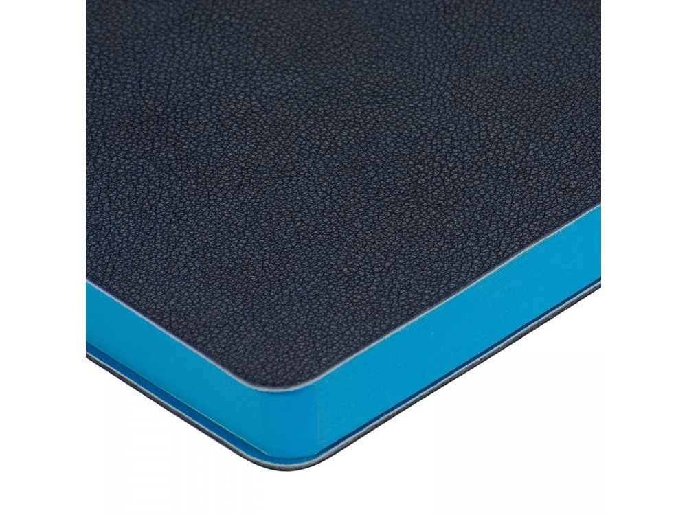 Ежедневник недатированный А5 Boston, темно-синий (голубой обрез)-2