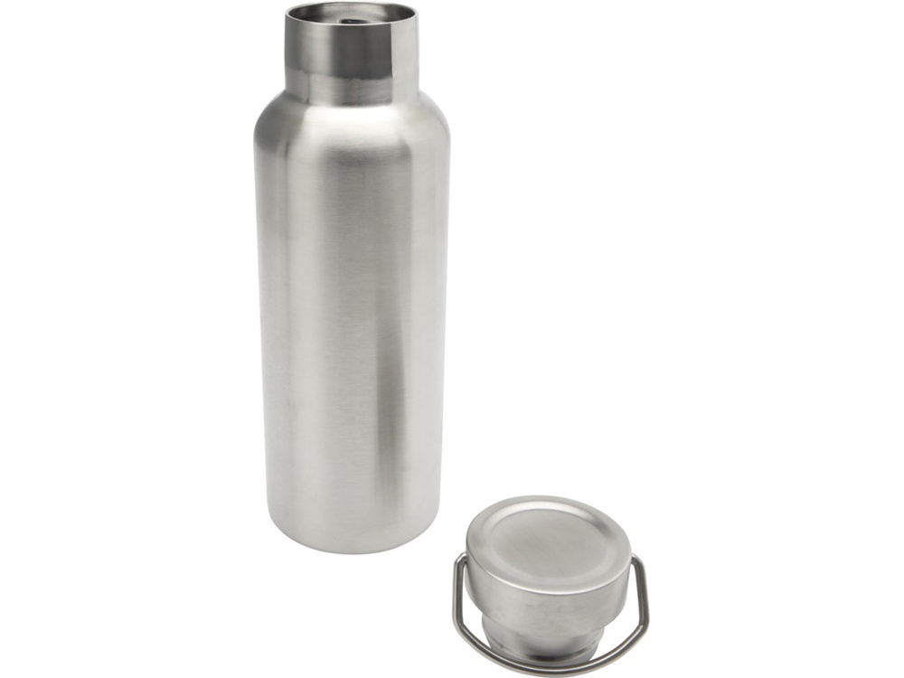 Бутылка для воды Thor из нержавеющей стали, сертифицированной по стандарту RCS, серебряный-3