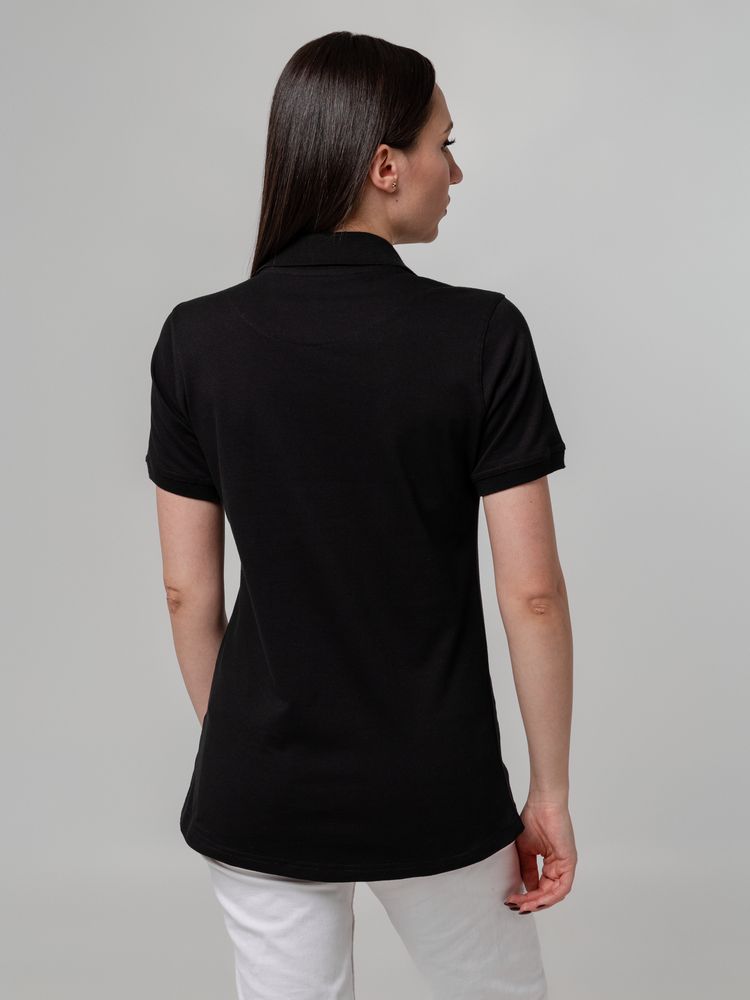 Рубашка поло женская Virma Stretch Lady, черная-3