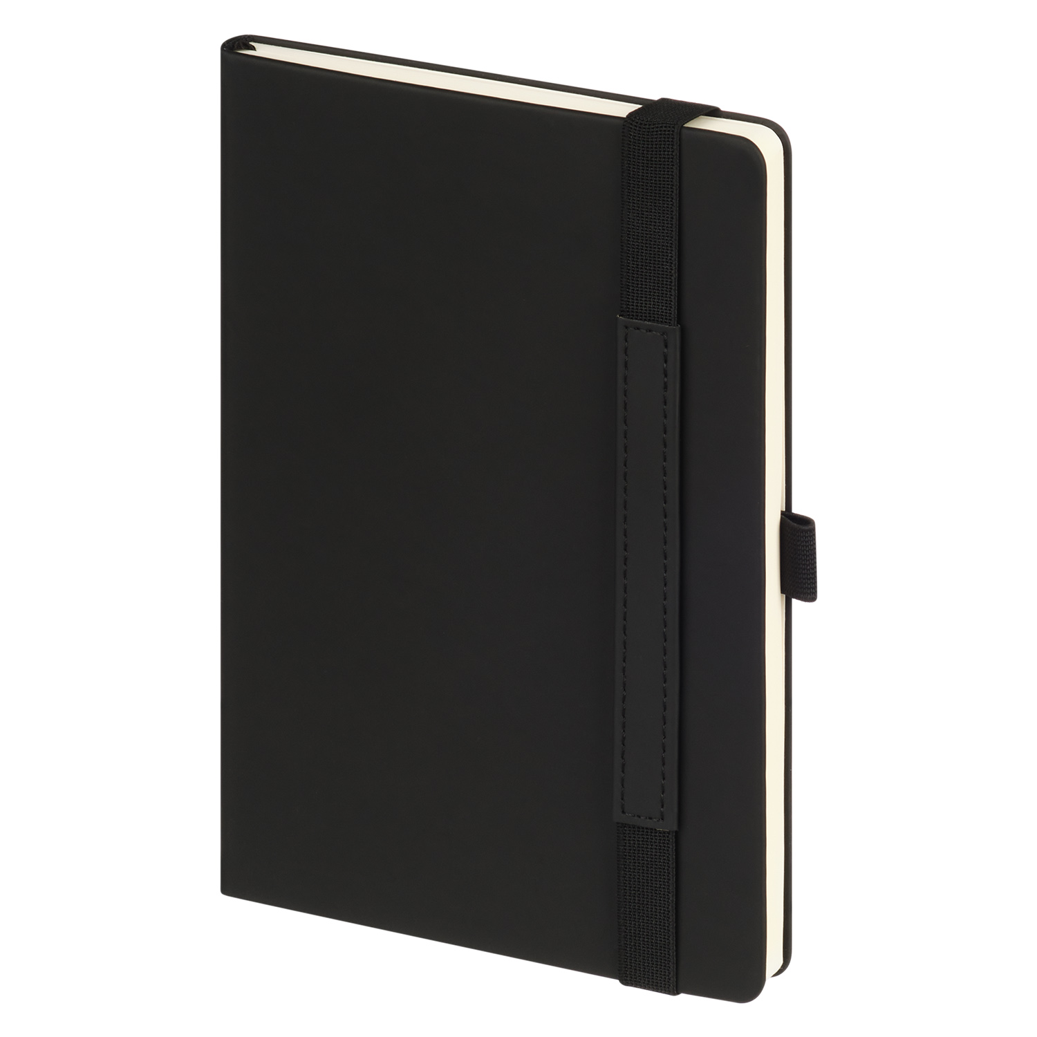 Ежедневник Альфа (Alpha) недатированный, черный/черный-4
