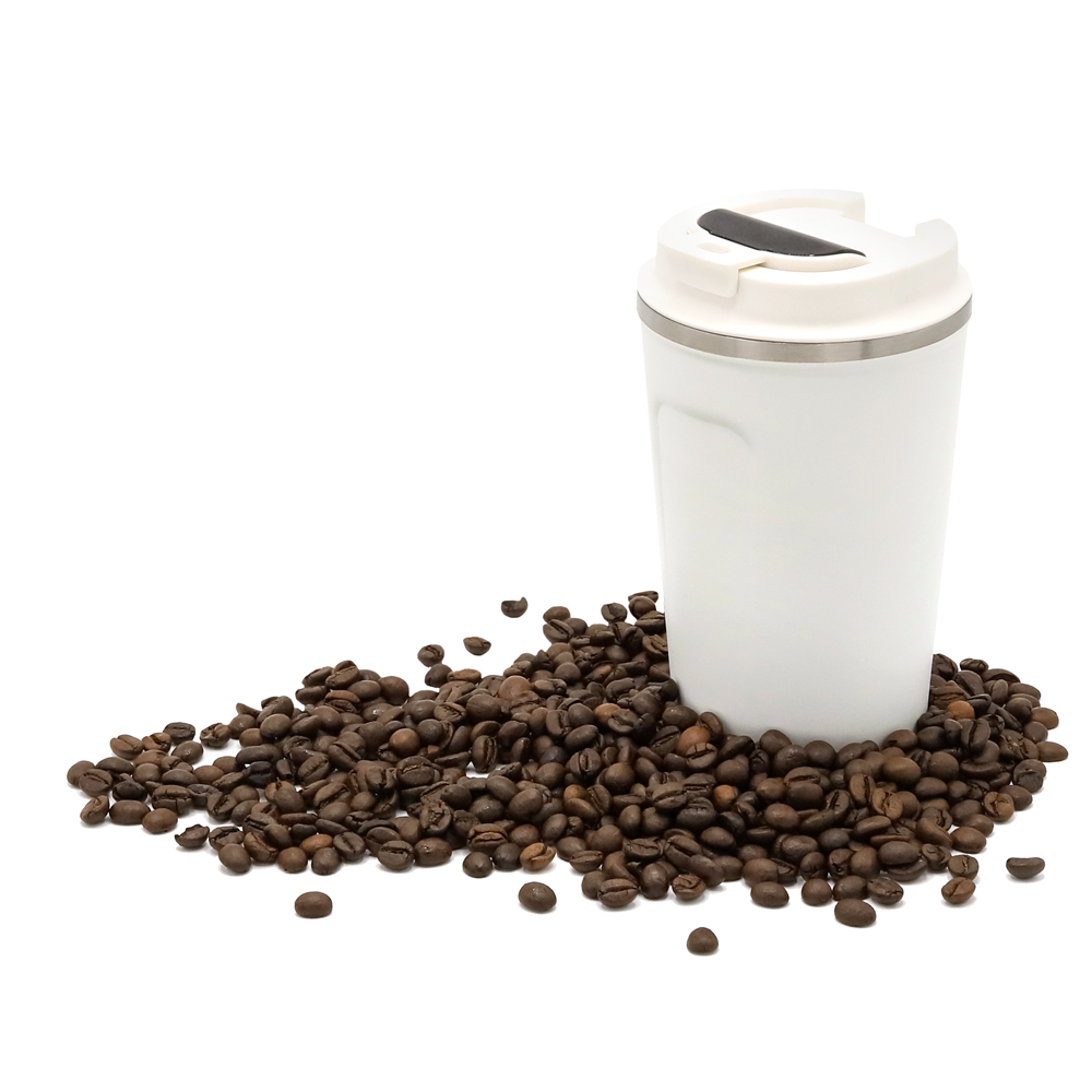 Термокружка Moon с дисплеем, Белый-4