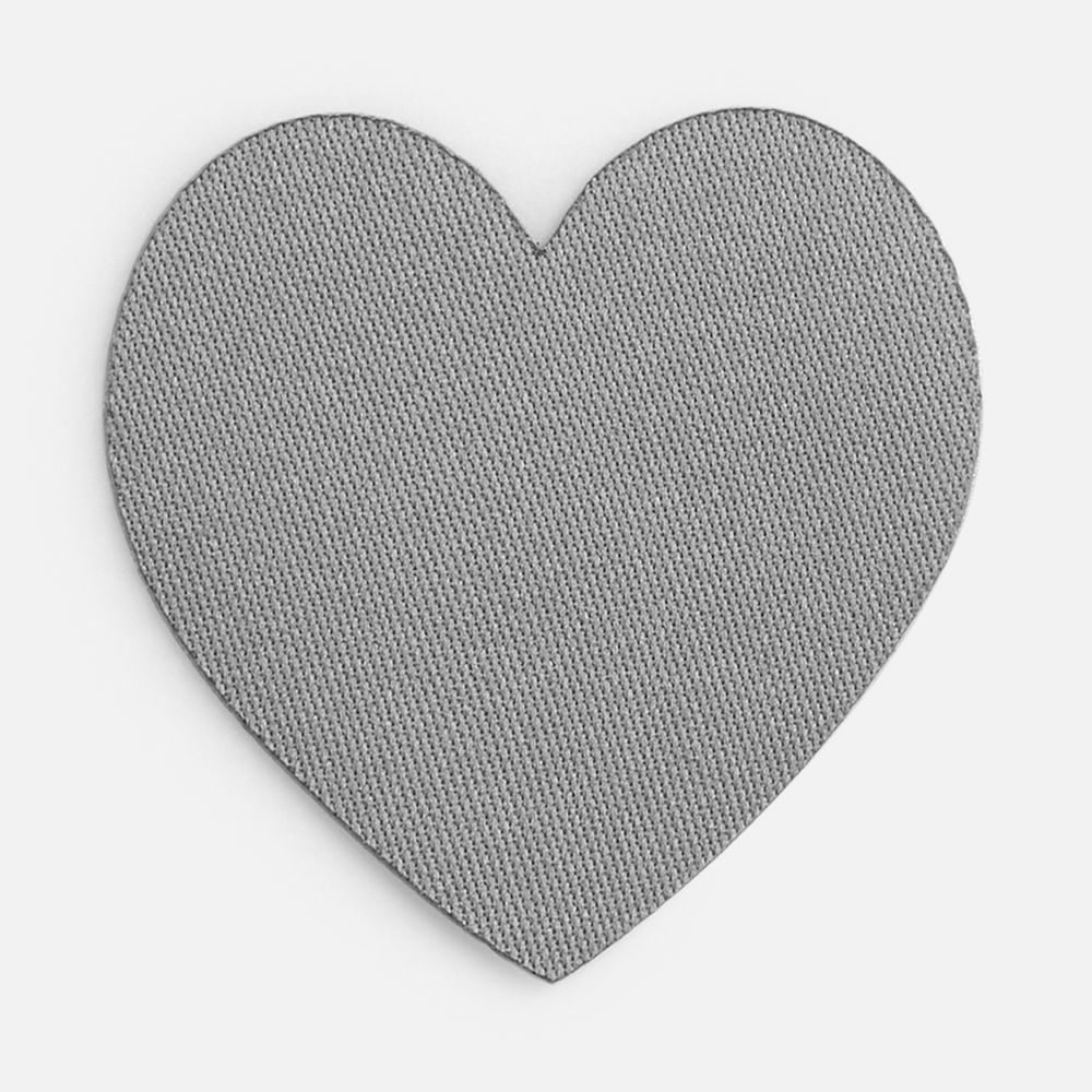 Наклейка тканевая Lunga Сor, M, серая-0