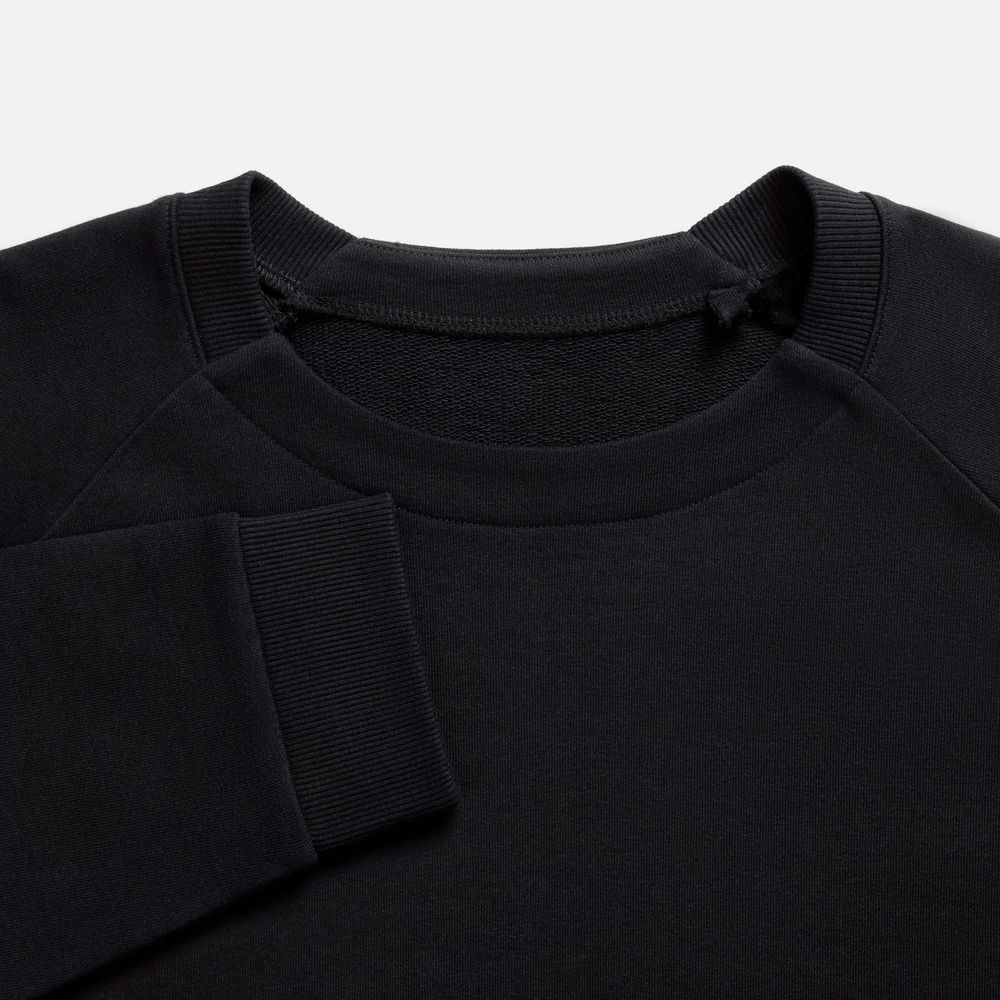 Свитшот унисекс Avenu, черный-4