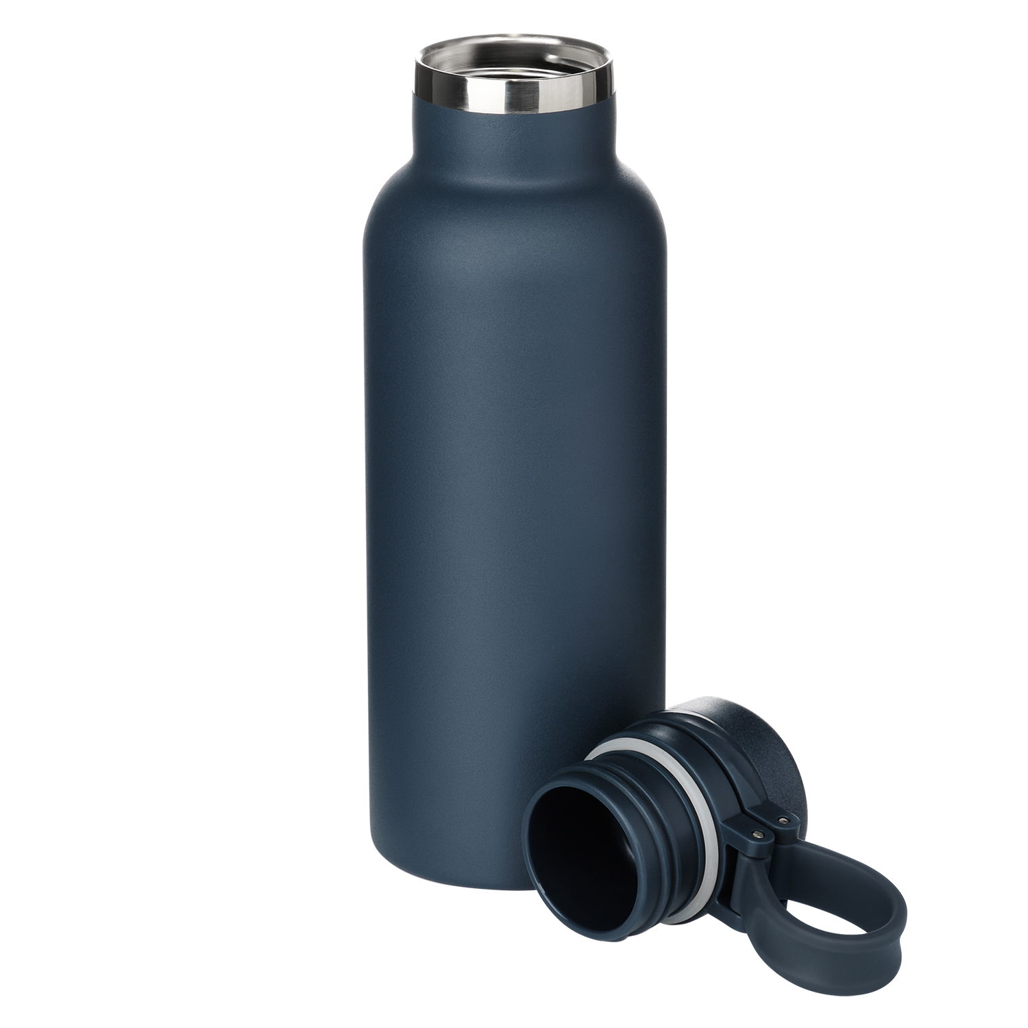 Термобутылка вакуумная герметичная Модена (Modena), синяя-5