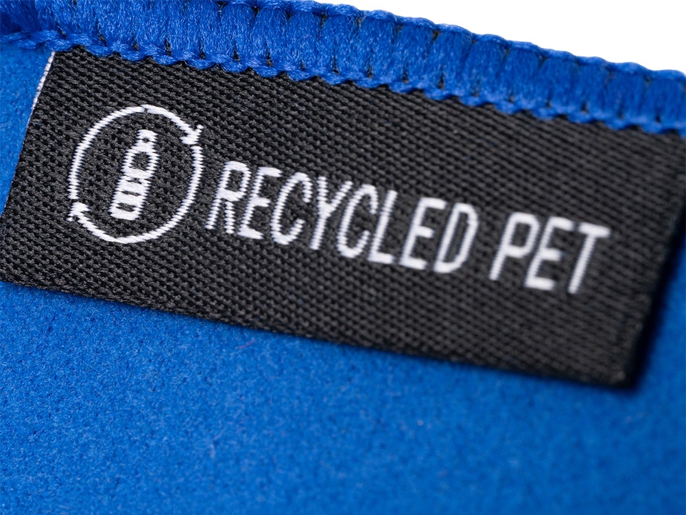 Легкое полотенце Gulpi  из микрофибры RPET с ремешком для складывания, 38*68 см, королевский синий-4