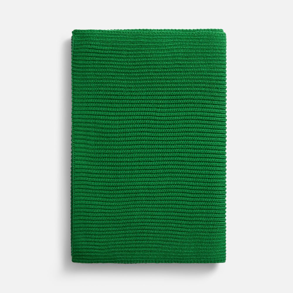 Шарф Nobilis Mono, ярко-зеленый-2