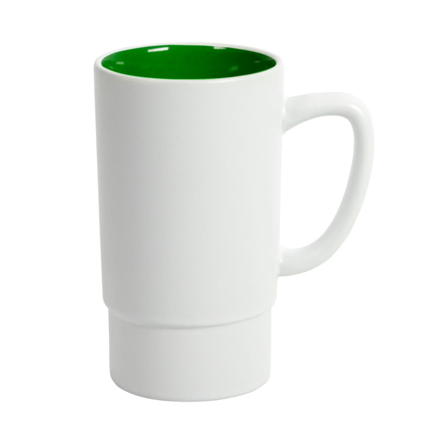 Кружка FUN 2, белый, зеленый-5