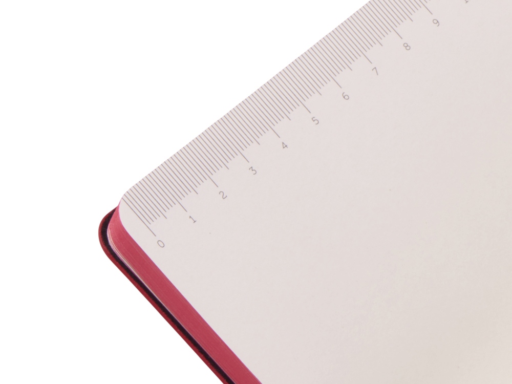 Блокнот А5 Notepeno Max, 96 листов 80 гр/м2 белой FSC бумаги, красный-7