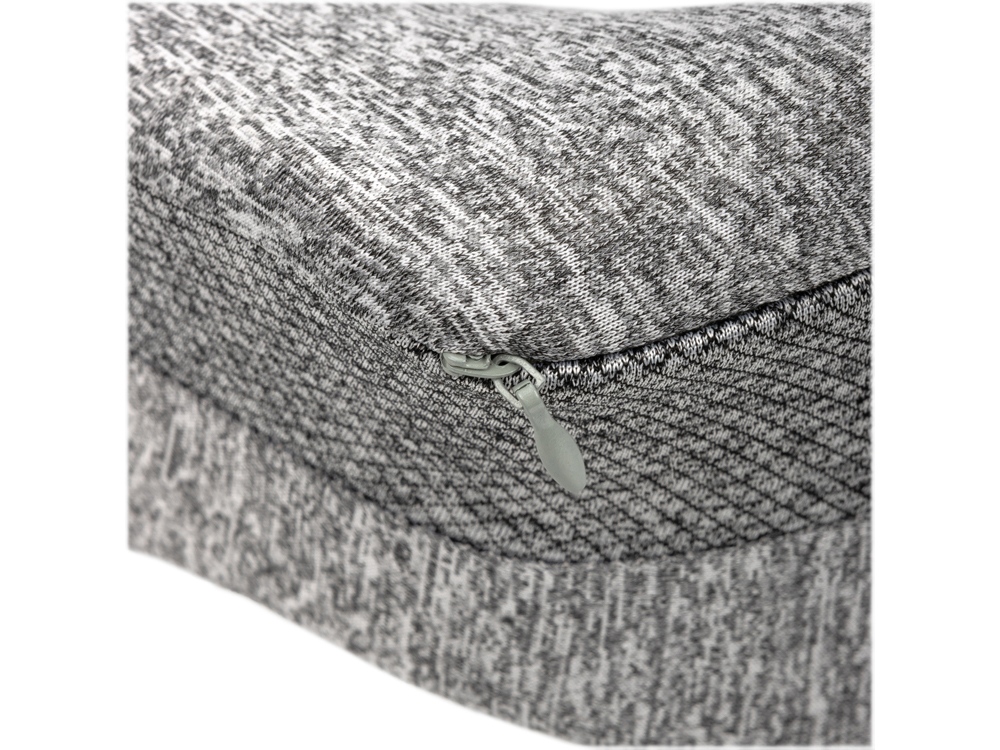 Подушка TORBER, дорожная, с эфектом памяти, серая, полиэстер, 20х27х10 см-2