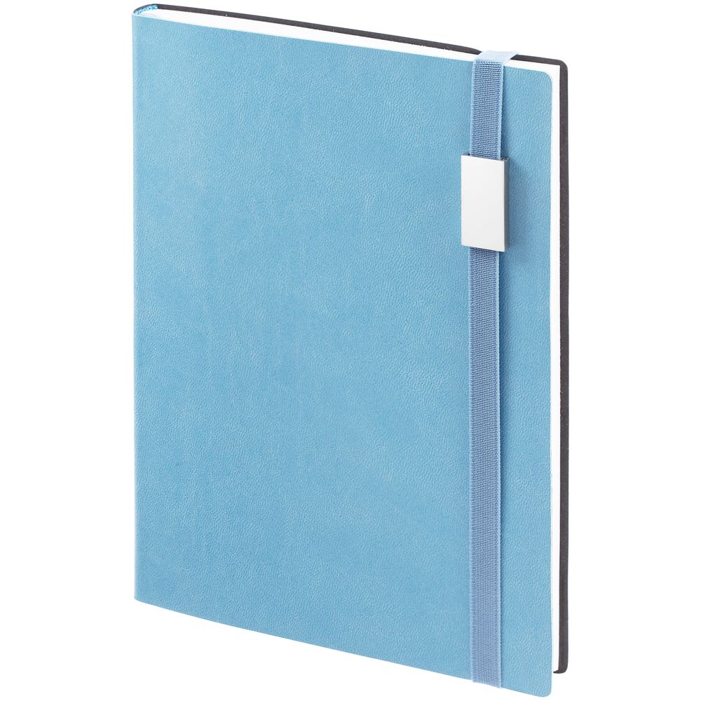 Ежедневник Vivian Metal, недатированный, голубой-1