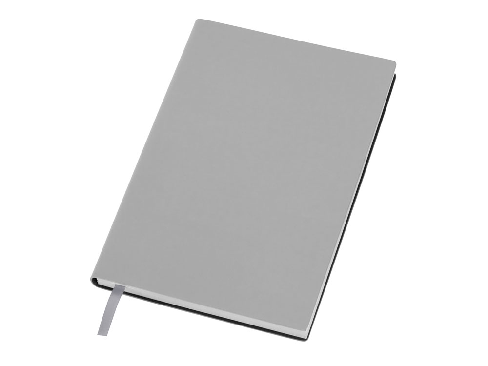 Подарочный набор с блокнотом С1, металлической ручкой и термокружкой, серый-4