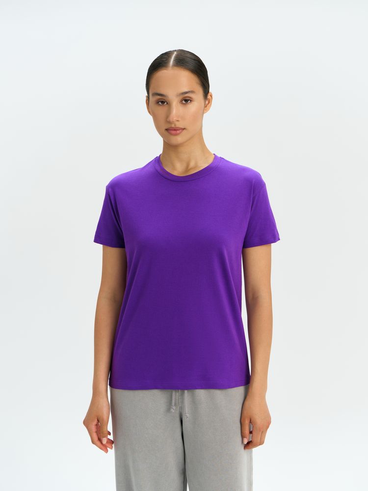 Футболка унисекс Regent 150, темно-фиолетовая-5