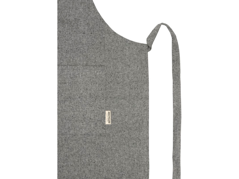 Pheebs 200 g/m2 recycled cotton apron, черный-2