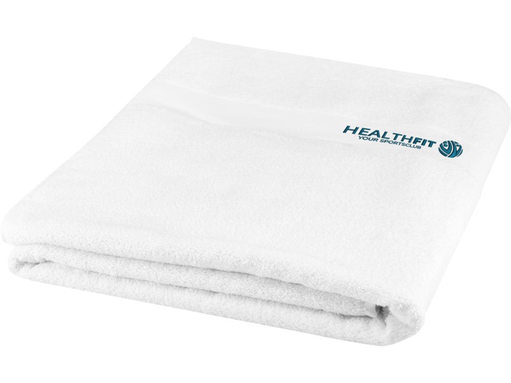 Хлопковое полотенце для ванной Evelyn 100x180 см плотностью 450 г/м2, белый-3