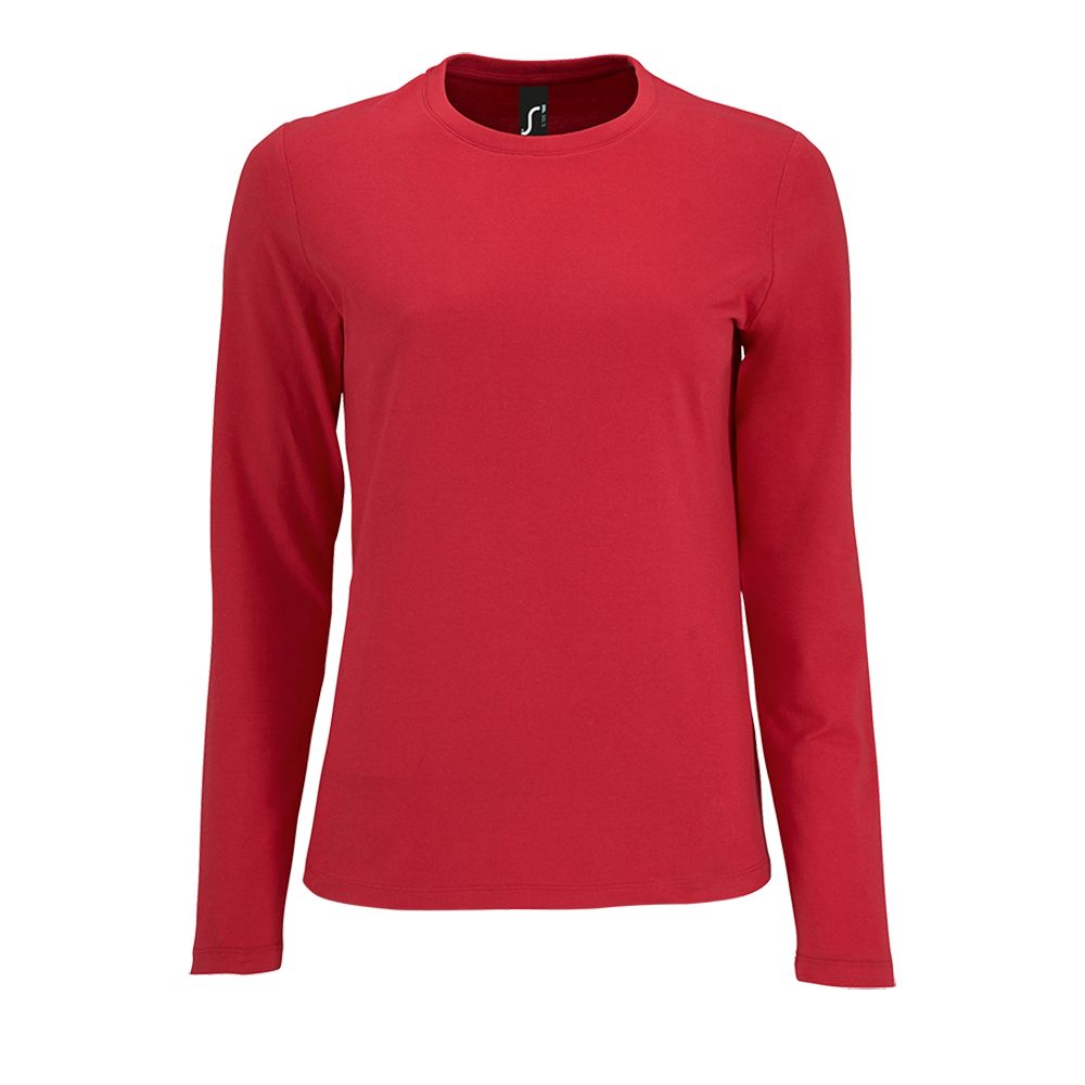 Футболка с длинным рукавом Imperial LSL Women, красная-0