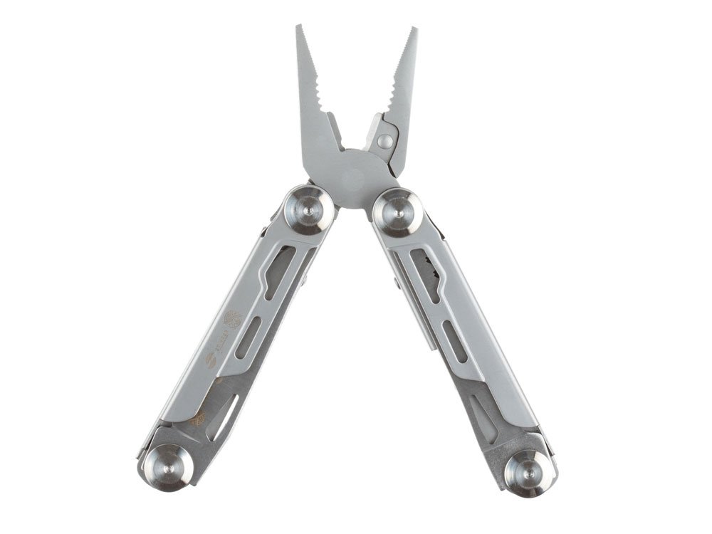 Мультитул Stinger, 105x45 мм, 12 функций, сталь, серебристый, в комплекте нейлоновый чехол-1