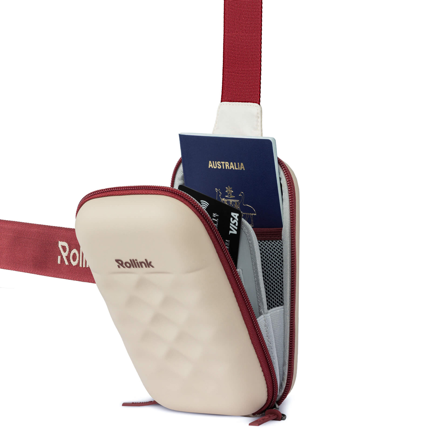 Дорожная сумочка Rollink Mini Bag Go 19,5x12x6 см, песочная-2