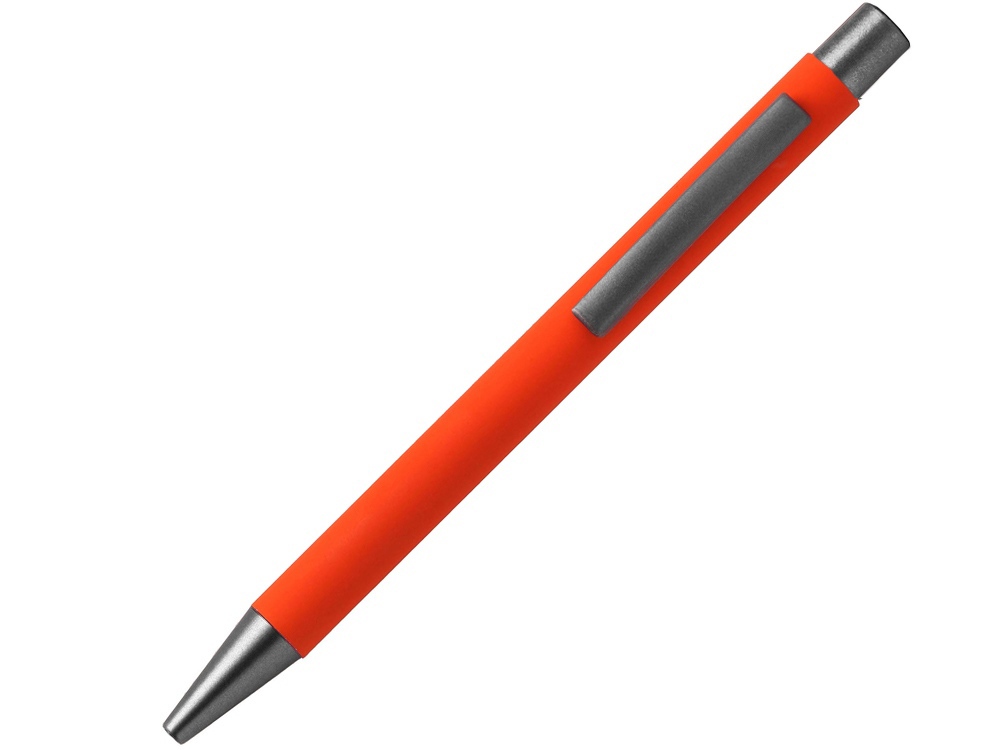 Ручка металлическая шариковая FAMILY MARSEL, soft touch (Оранжевый)-1