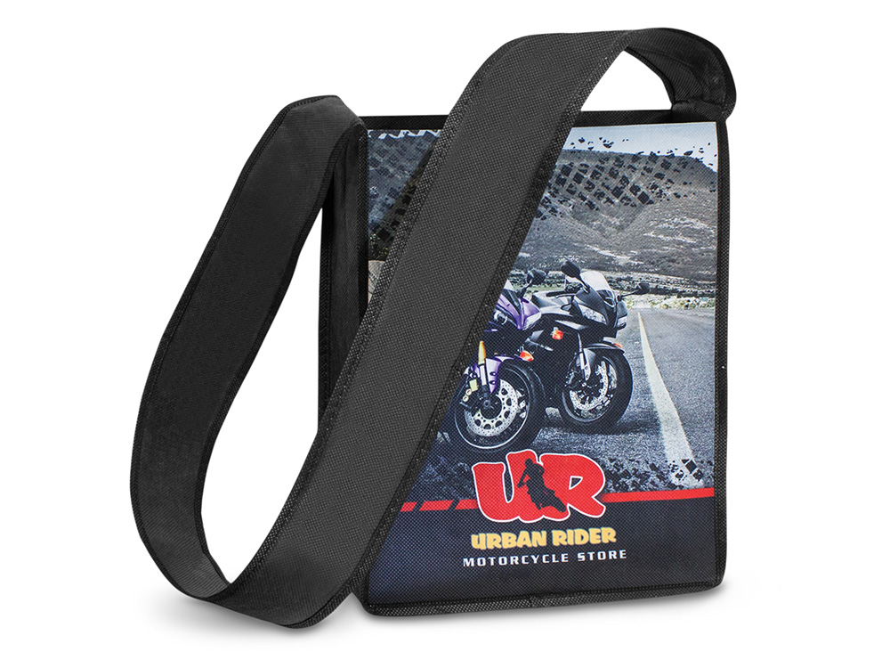 Сумка-мессенджер из нетканого материала PET с возможностью полноцветной печати-0