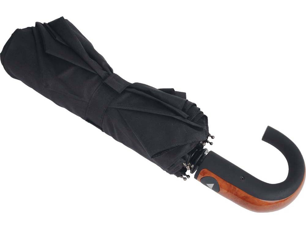 Складной зонт полуавтоматический  William Lloyd, черный-1