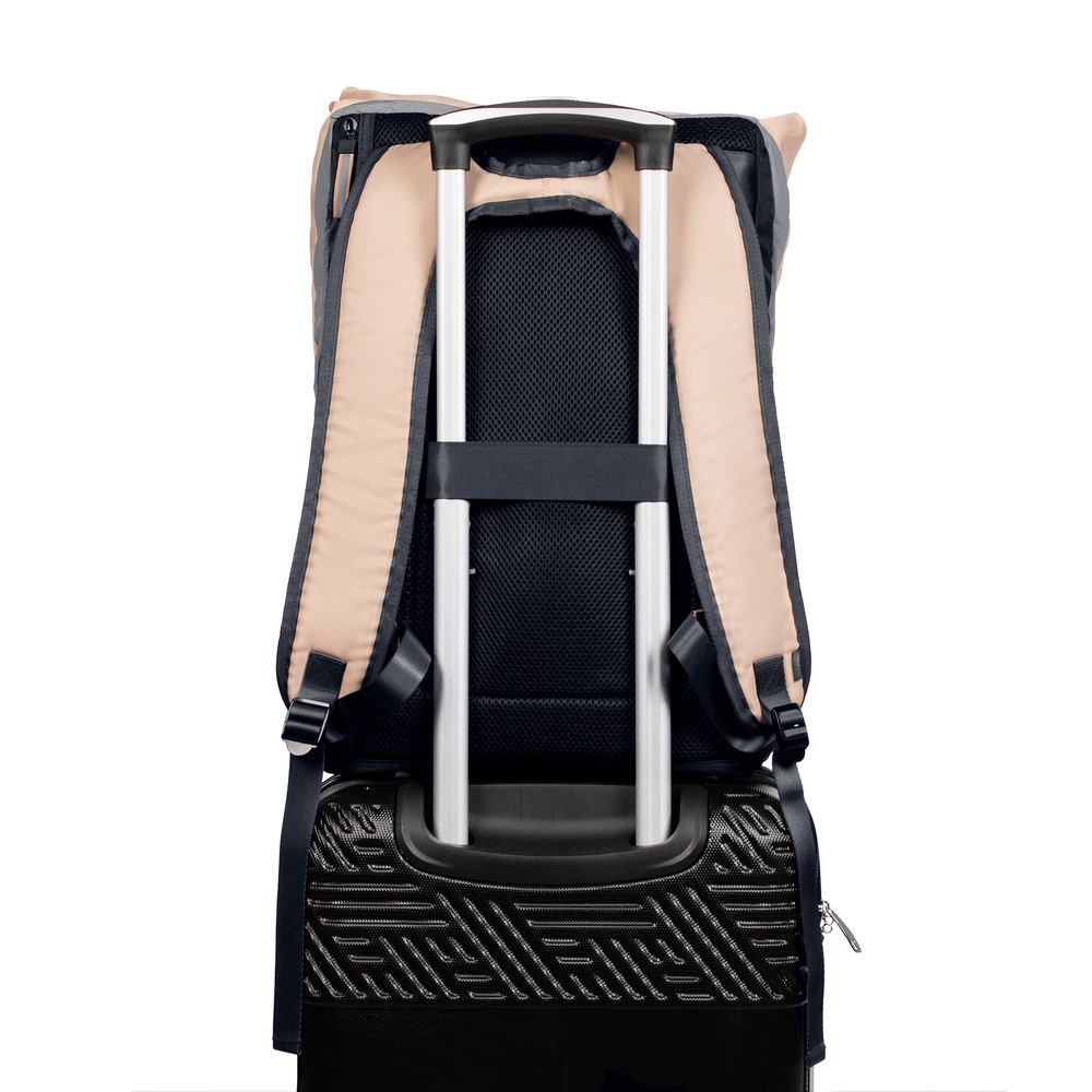 Рюкзак coolStuff Plus, бежевый с темно-синим-3