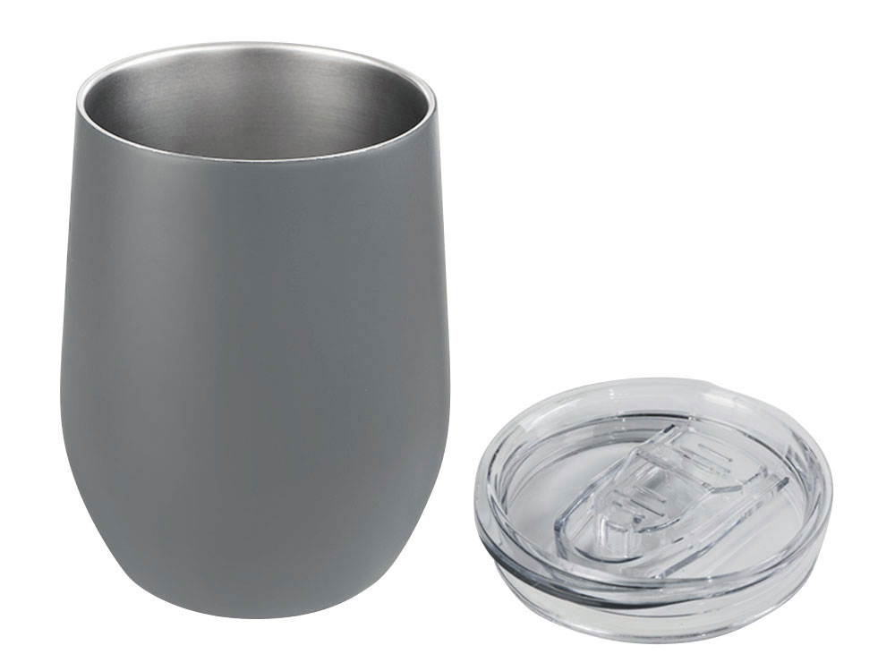 Термокружка Vacuum mug C1, soft touch, 370мл, серый-1