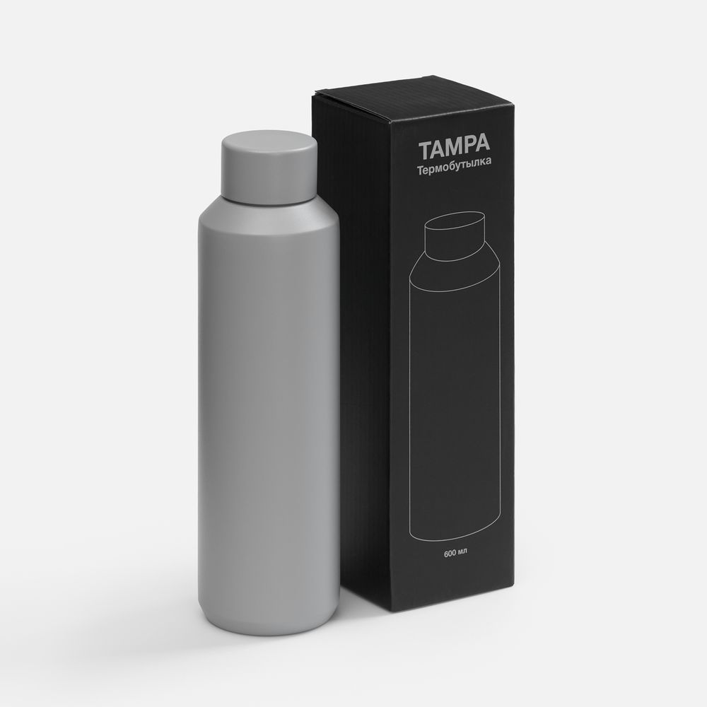 Термобутылка Tampa, серая-2