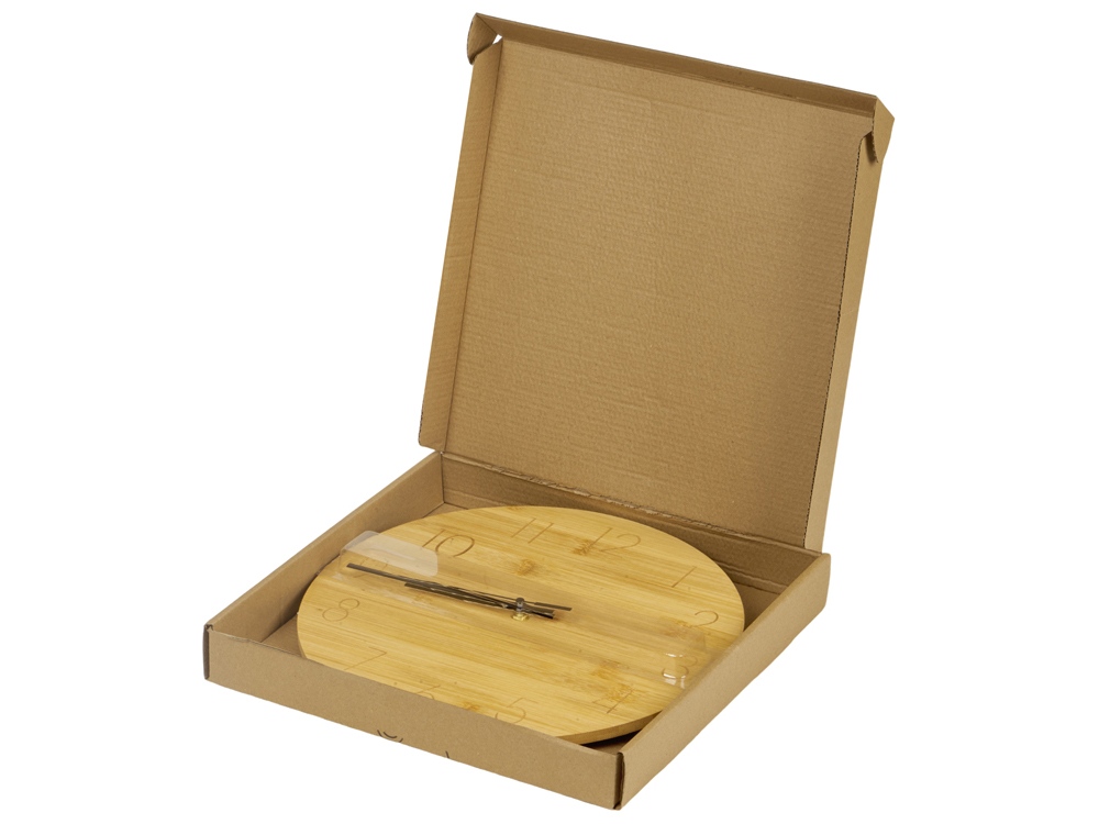 Настенные часы из бамбука Celeste, 8 мм, натуральный-3