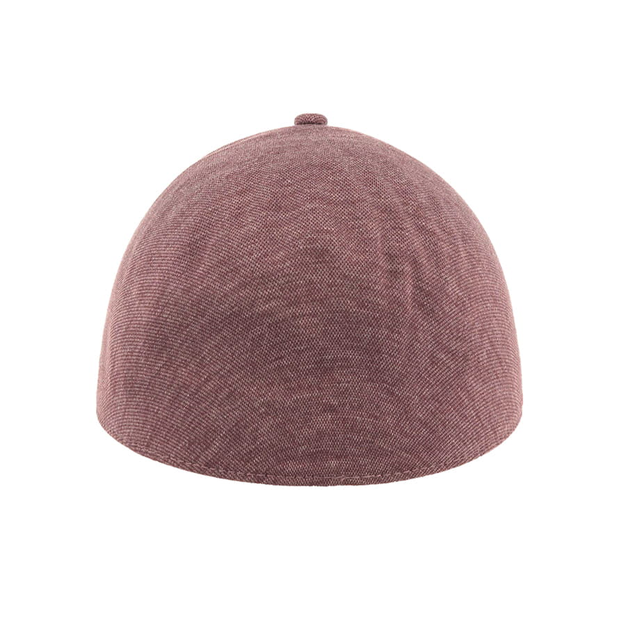 Бейсболка UNI-CAP PIQUET, без панелей и швов, без застежки, бордовый-4
