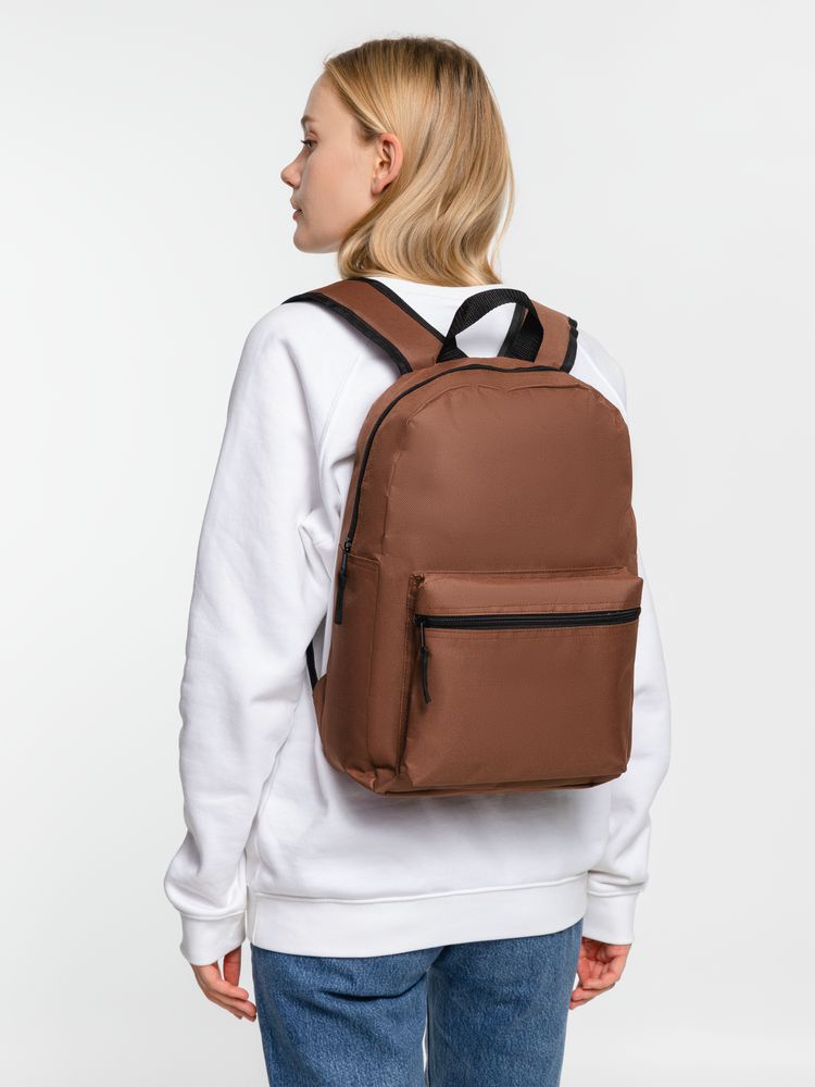 Рюкзак Base, шоколадно-коричневый-4
