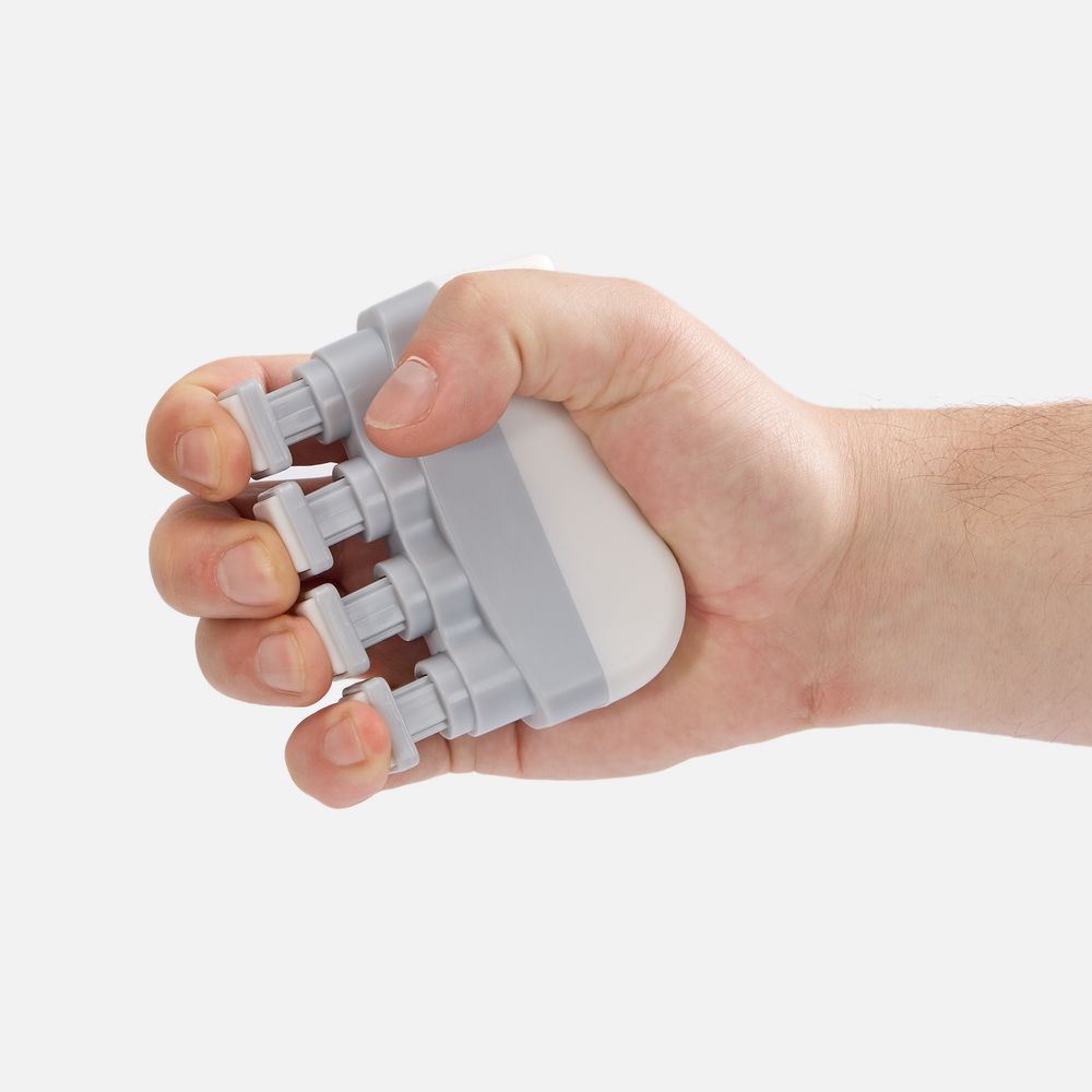 Эспандер кистевой FingerTap, серый с белым-2