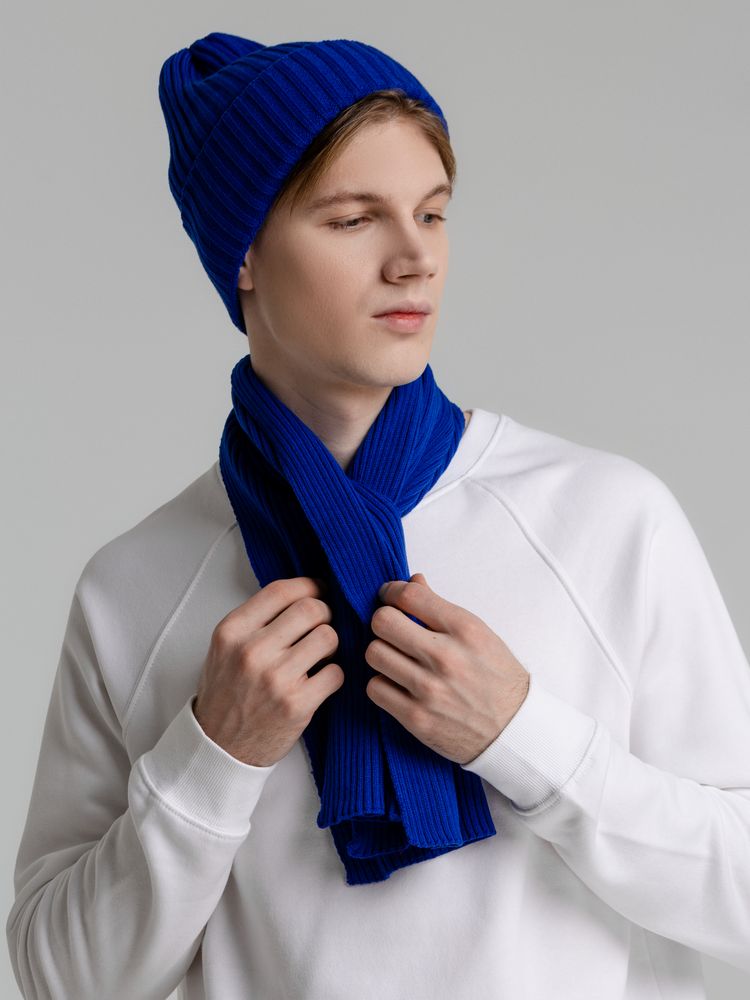 Шарф Yong, синий-3