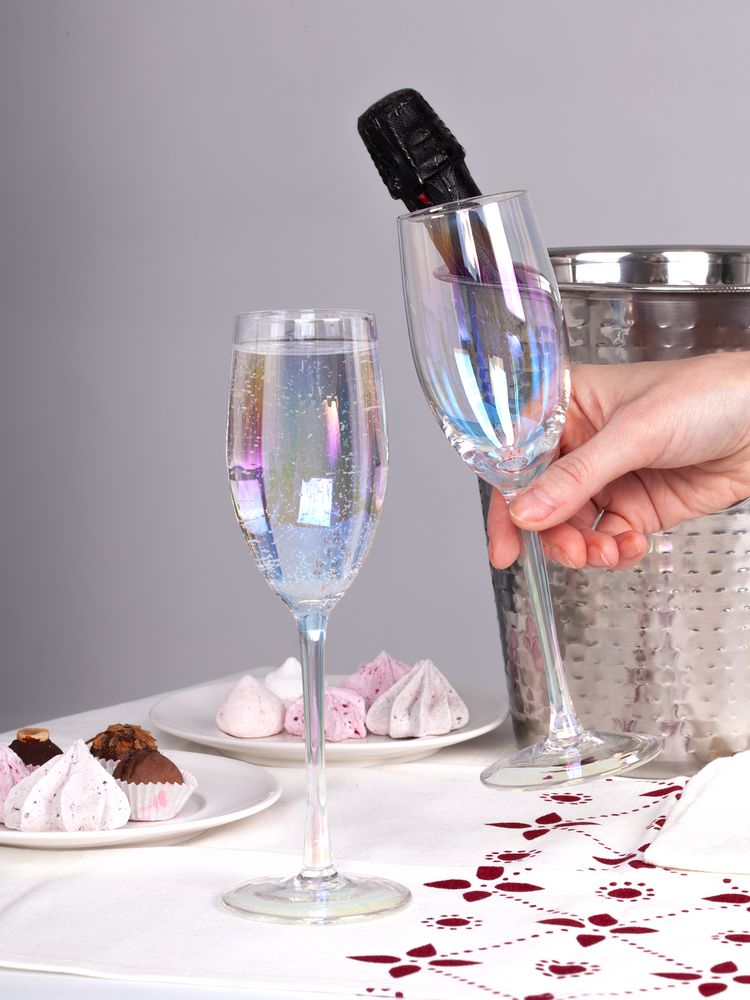 Набор из 2 бокалов для шампанского Perola-5