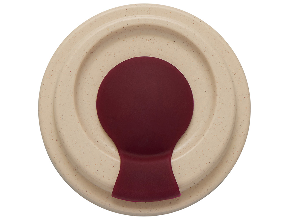 Стакан из пшеничного волокна Flava, burgundy-4