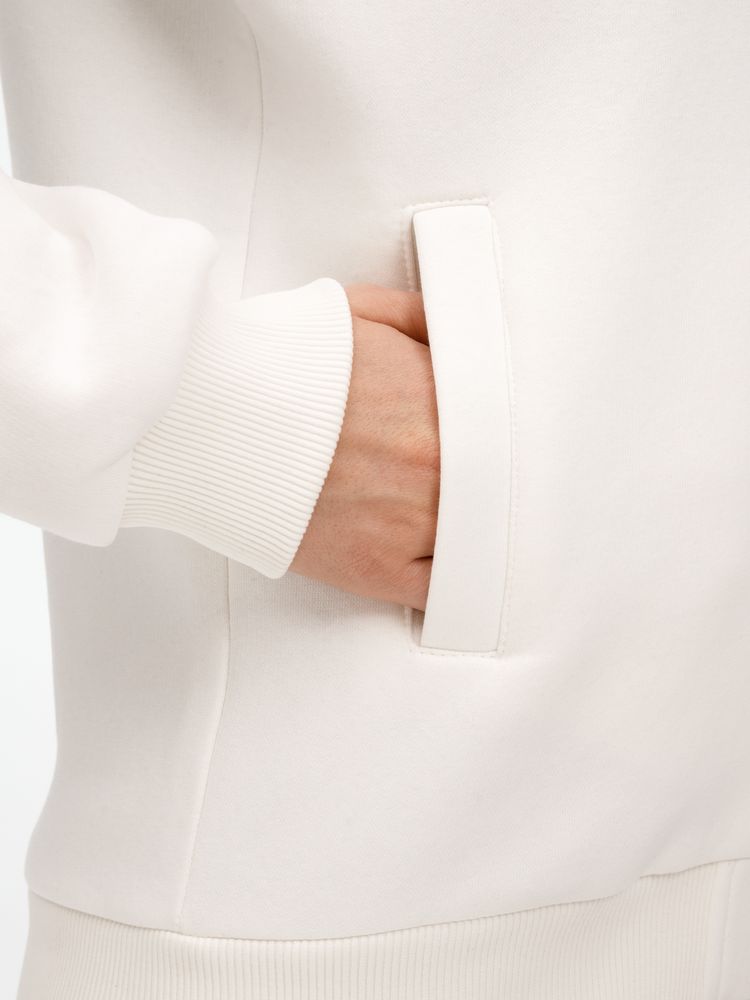 Бомбер унисекс Estado, молочно-белый-5