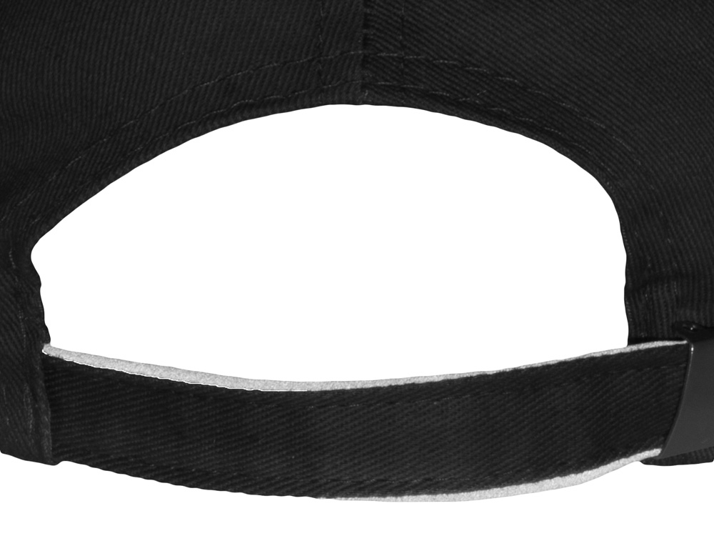 Кепка со светоотражающим кантом, черный-9