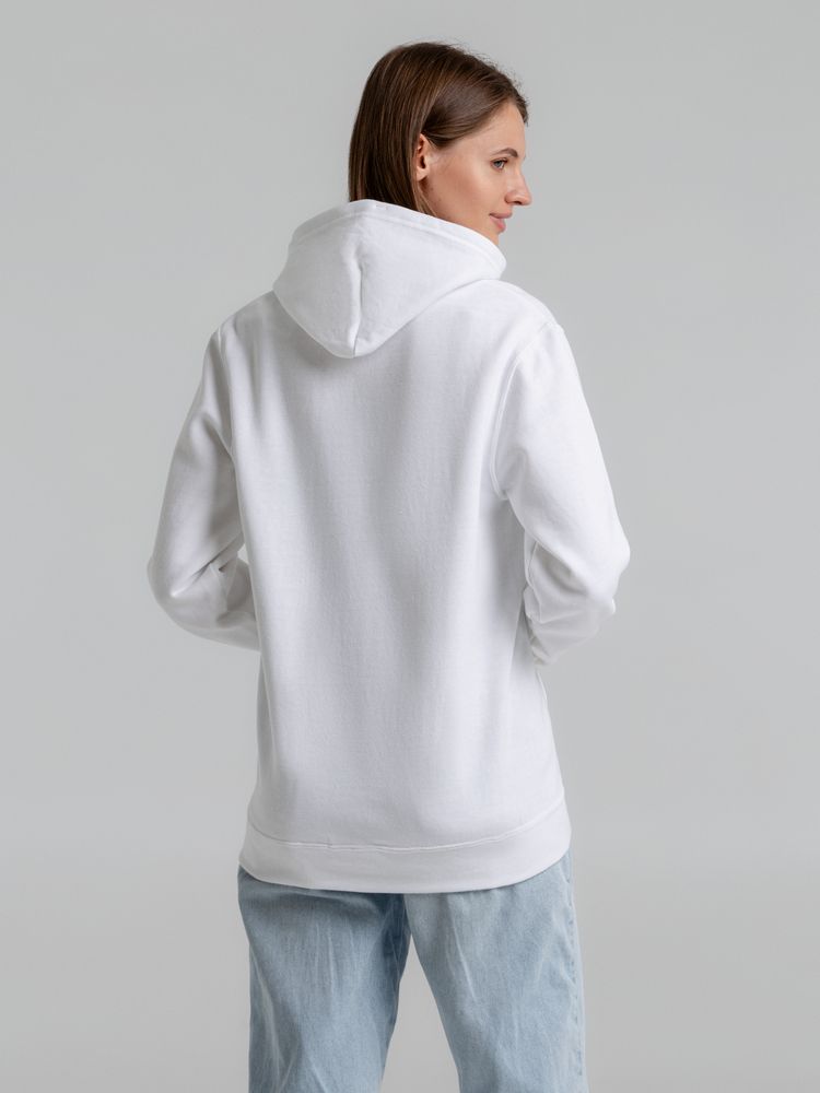 Толстовка с капюшоном Snake II белая-4