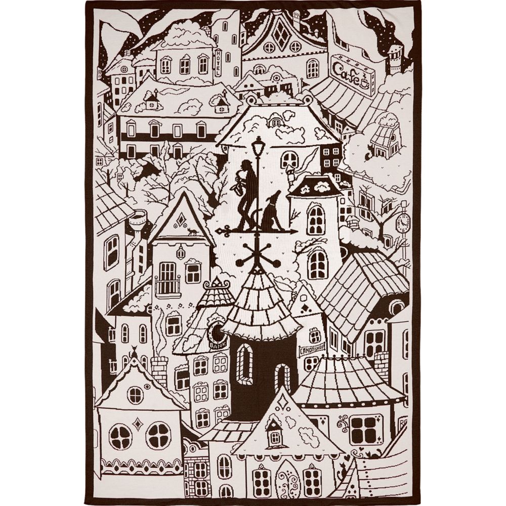 Плед на заказ Tricksy Net, 2 цвета, М, акрил-3