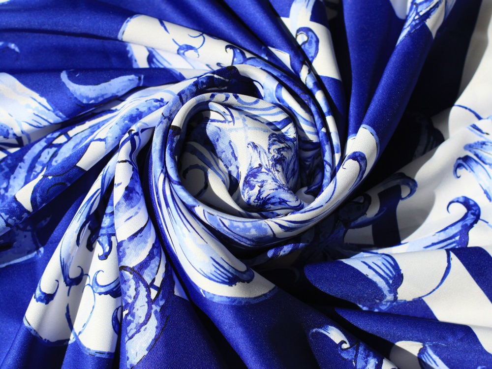 Платок Гжель-1