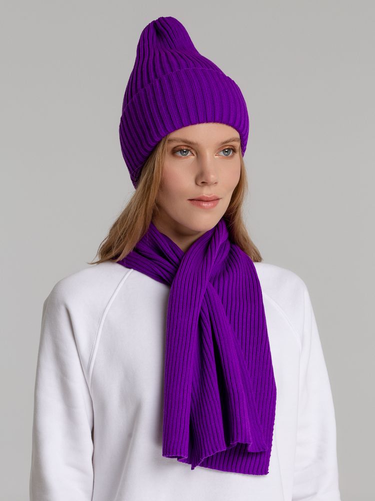 Шапка Yong, фиолетовая-3