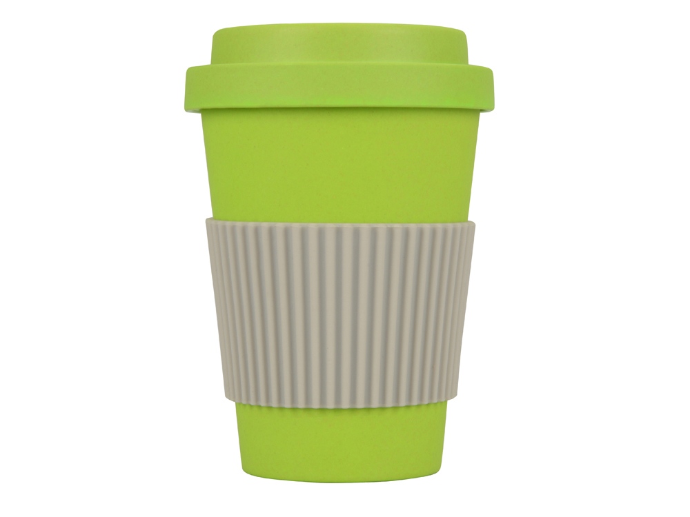 Термокружка Muffin из натуральных волокон, зеленое яблоко-1