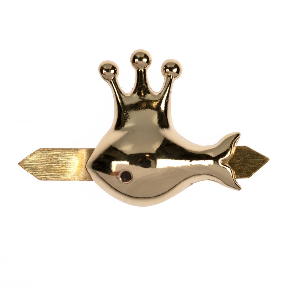 Шильдик «Золотая рыбка», золотистый-1