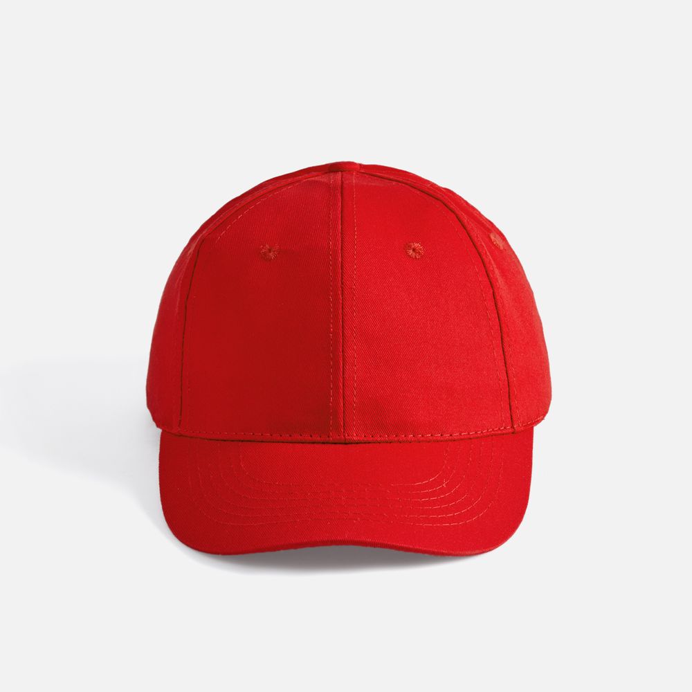 Бейсболка Apollo, красная-1