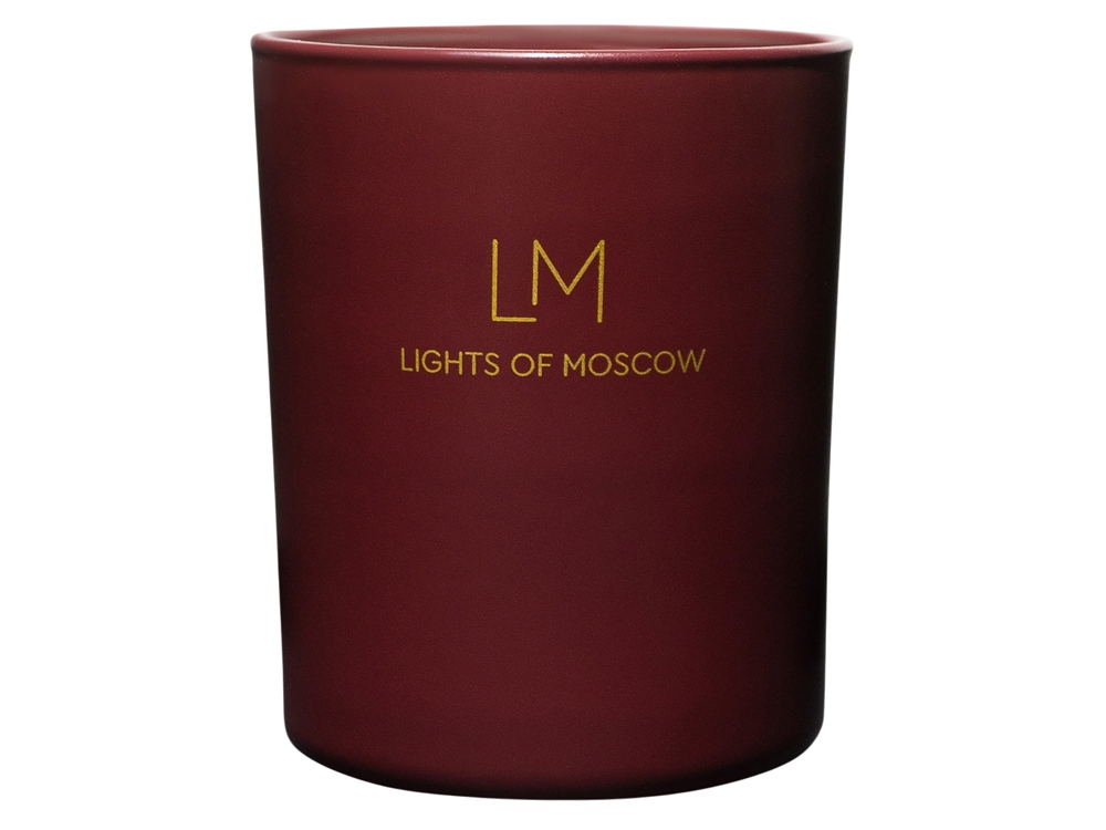 Ароматическая свеча в бордовом стакане Sunset, коллекция Exclusive, 250 мл-1