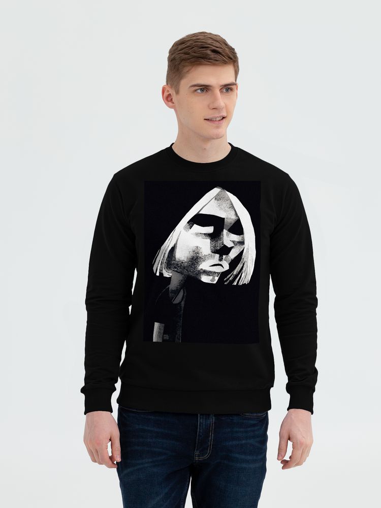 Свитшот «Меламед. Kurt Cobain», черный-1